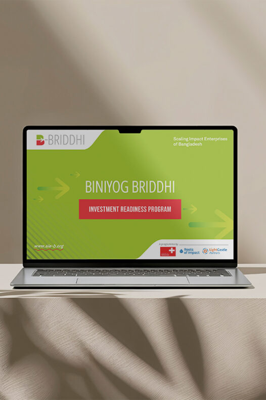 Biniyog Briddhi (Investment Readiness Program)